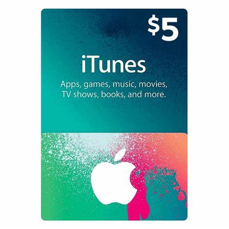 Apple iTunes Gift Cards 5$