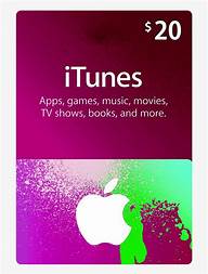 Apple iTunes Gift Cards 20$