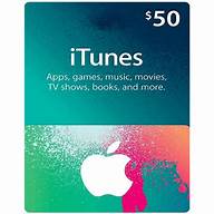 Apple iTunes Gift Cards 50$