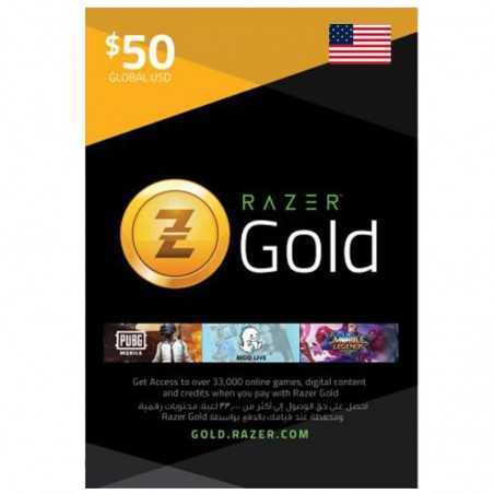Razer Gold USD 50$ (Global)