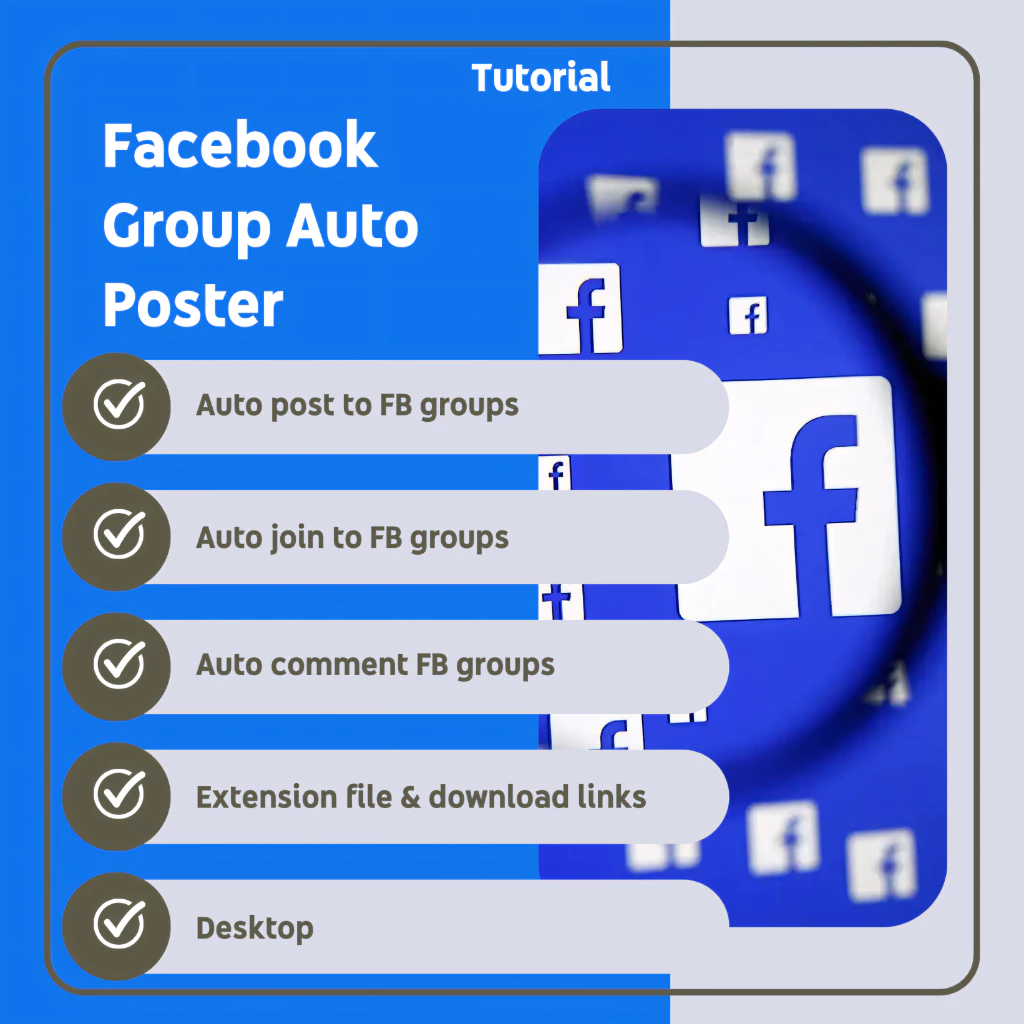 Free Marketing Tools Fb Group Auto Poster Tutorial for Desktop